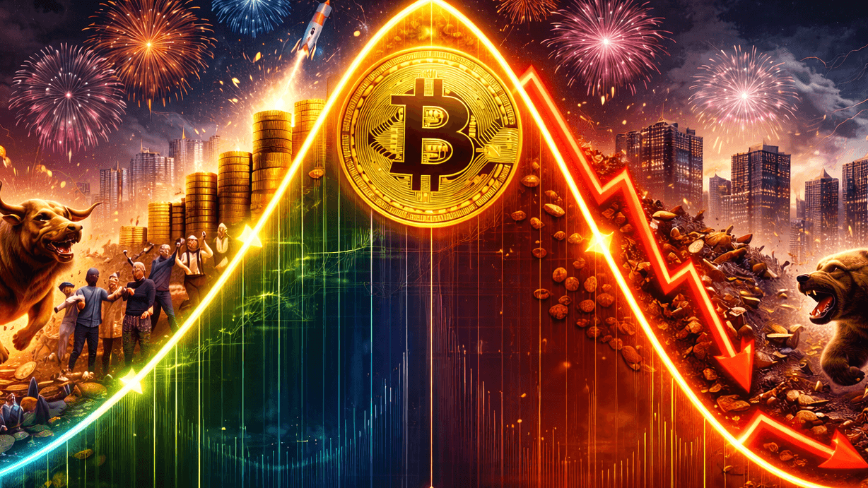 Bitcoin's bull and bear cycle over the years
