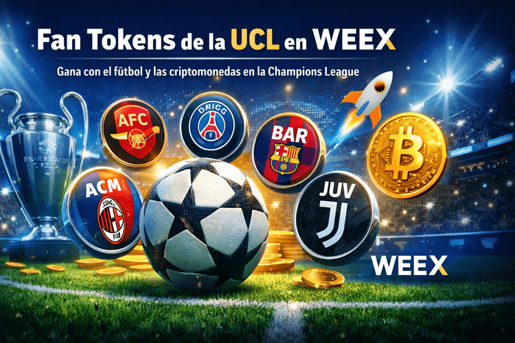 Earn crypto with UCL fan tokens on WEEX