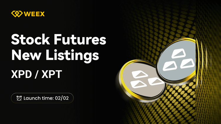 WEEX Futures New Listing: XPD/USDT and XPT/USDT Perpetual Contracts