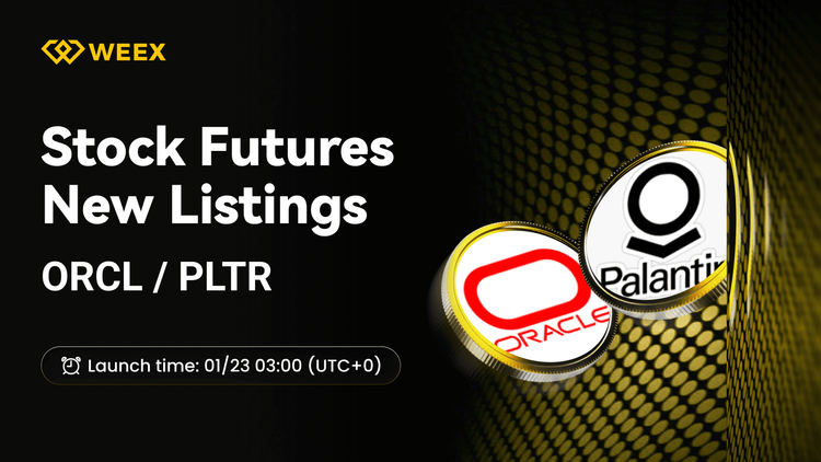 WEEX Launches ORCL USDT & PLTR USDT Perpetual Contracts